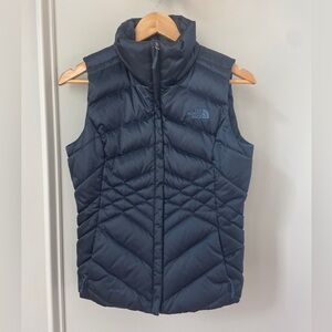 The North Face Dark Blue Puffer Vest